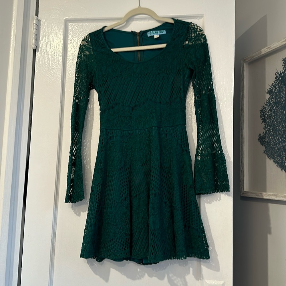 Dina Be Green Lace Dress